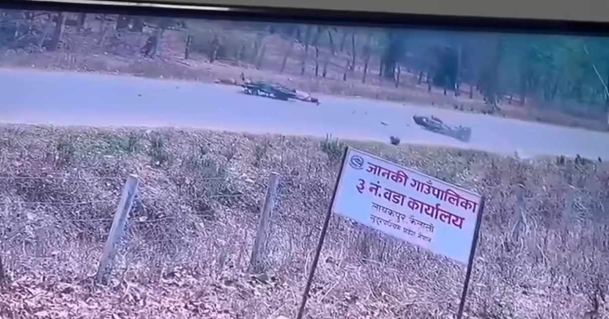 कैलालीमा मोटरसाइकल दुर्घटनामा एक जनाको मृत्यु, तीन घाइते