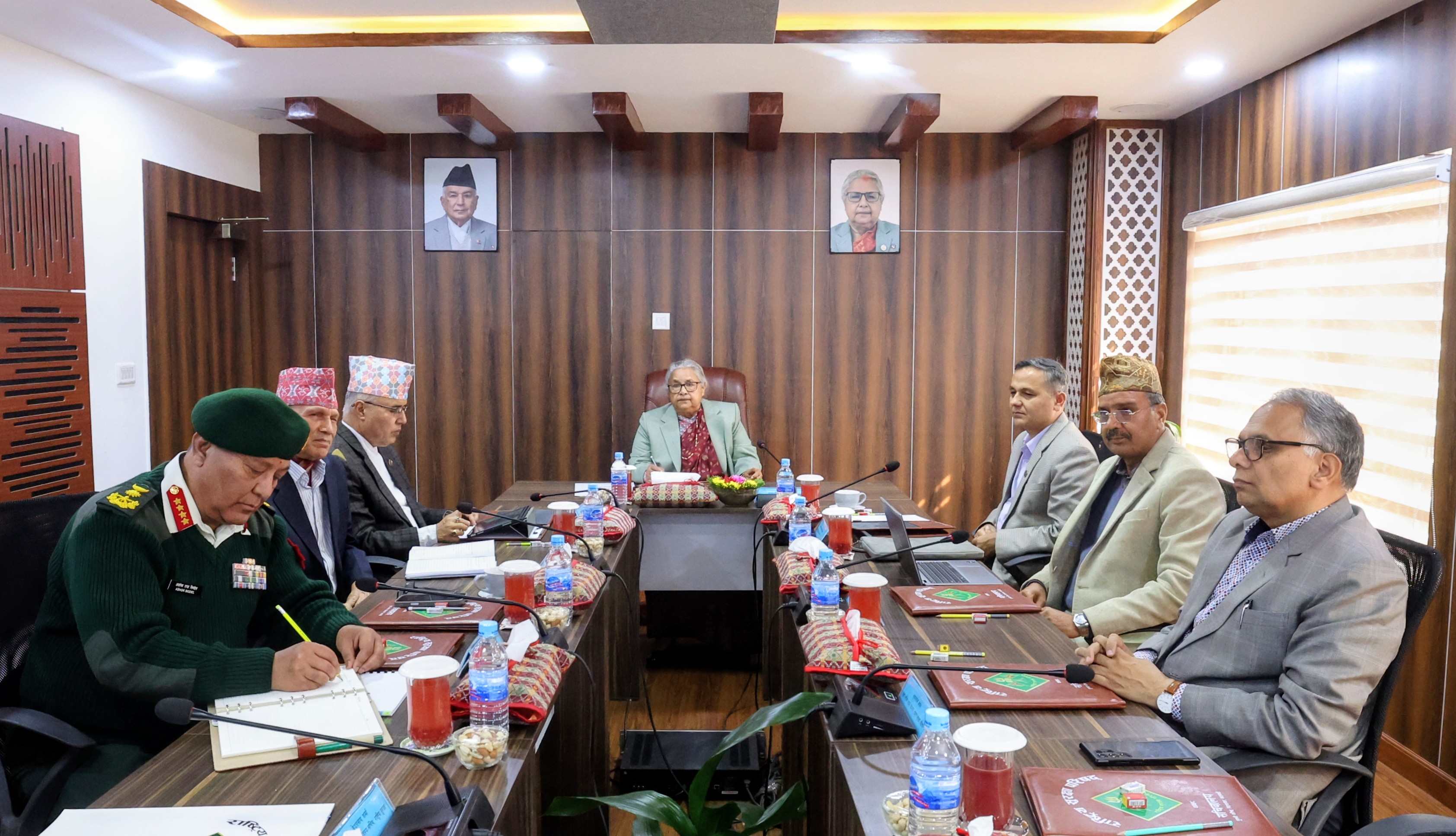 सिंहदरबारमा राष्ट्रिय सुरक्षा परिषद्को बैठक जारी