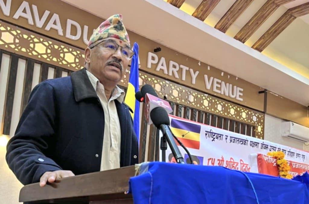 शहीद परिवारको माझमा कमल थापाको सङ्कल्प- राप्रपा नेपाललाई बलियो बनाउँछु