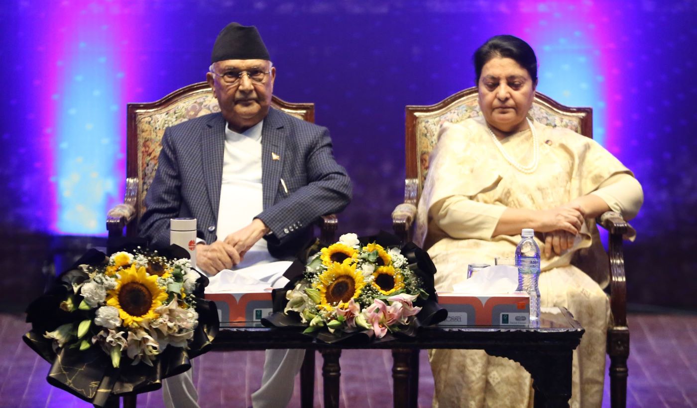 विद्या अघि बढिसकिन् : ओलीले भनिदिए– सदस्यता नै नवीकरण भएको छैन