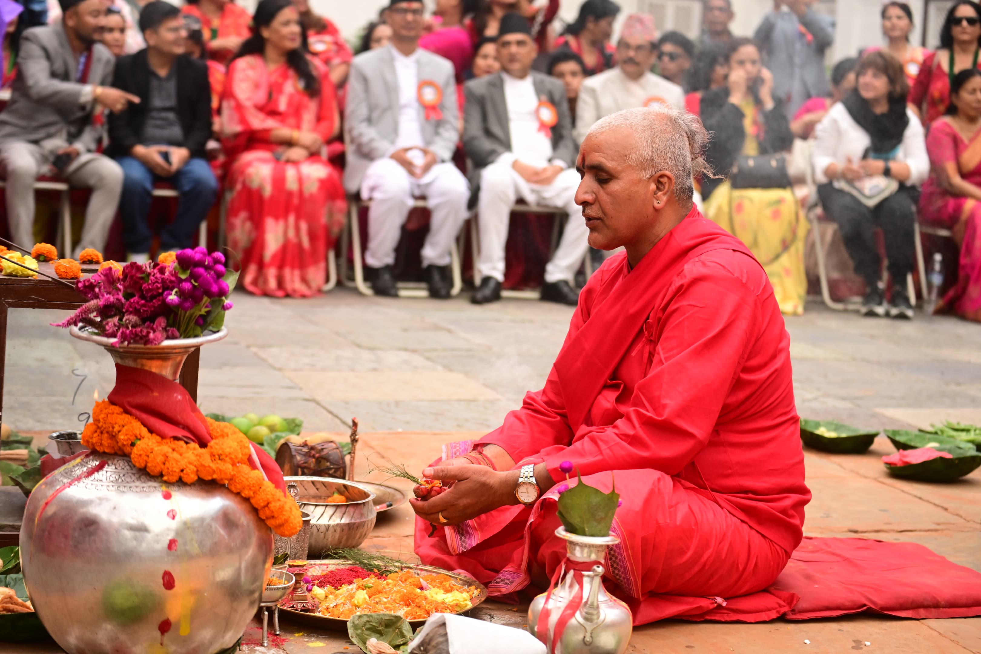 कालरात्रि देवीको पूजा आराधना सम्पन्न