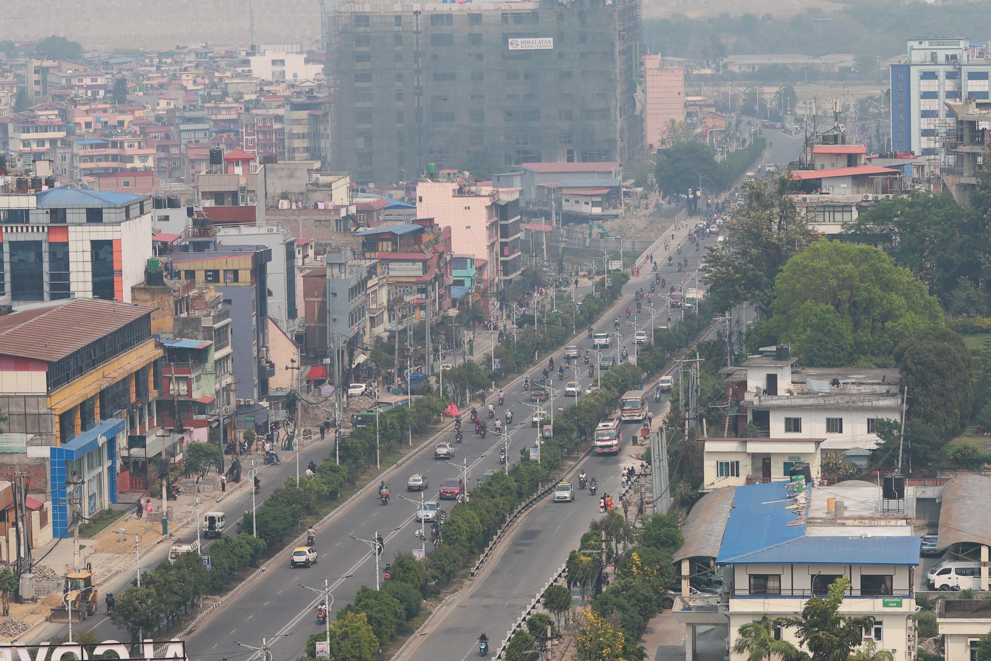 काठमाडौं उपत्यकामा बढ्याे वायु प्रदूषण (तस्वीरहरू)