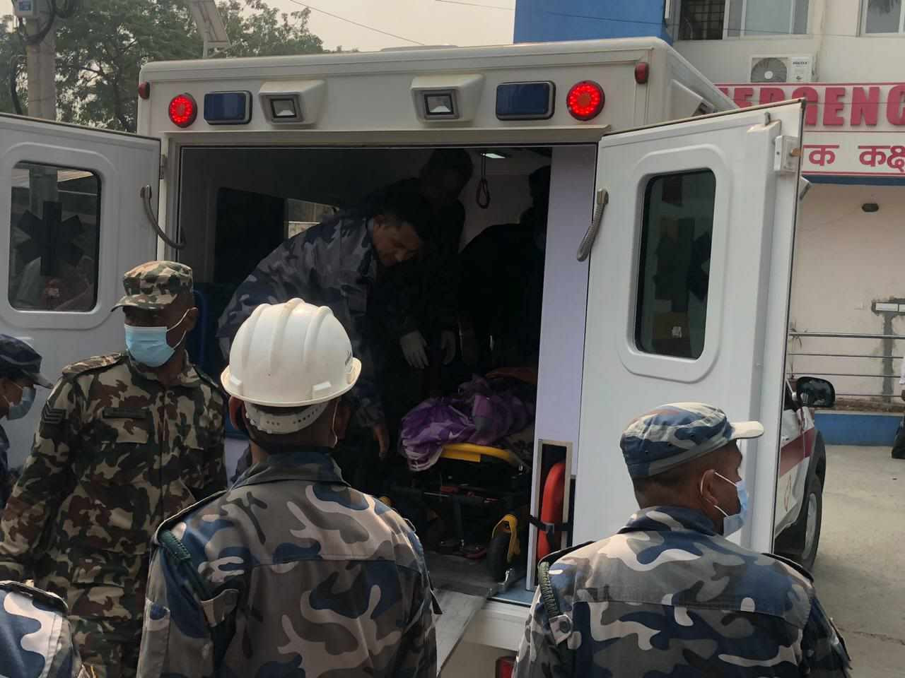 हेलिकोप्टरबाट उद्दार गरिएका जाजरकोटका युवाको अस्पताल पुर्‍याएलगत्तै मृत्यु