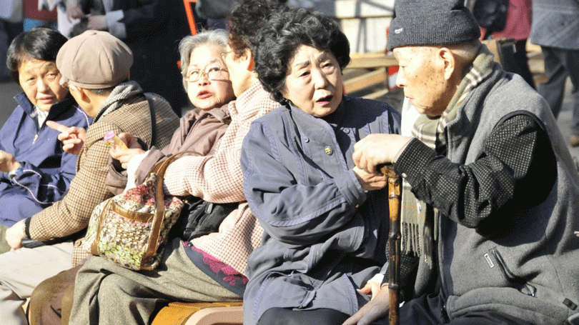 जापानी बृद्धबृद्धा जेल जान लालायित