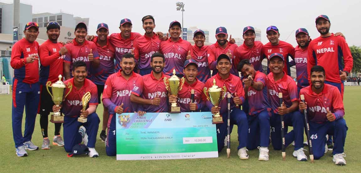 नेपाली क्रिकेट टोली स्वदेश फर्कंदै