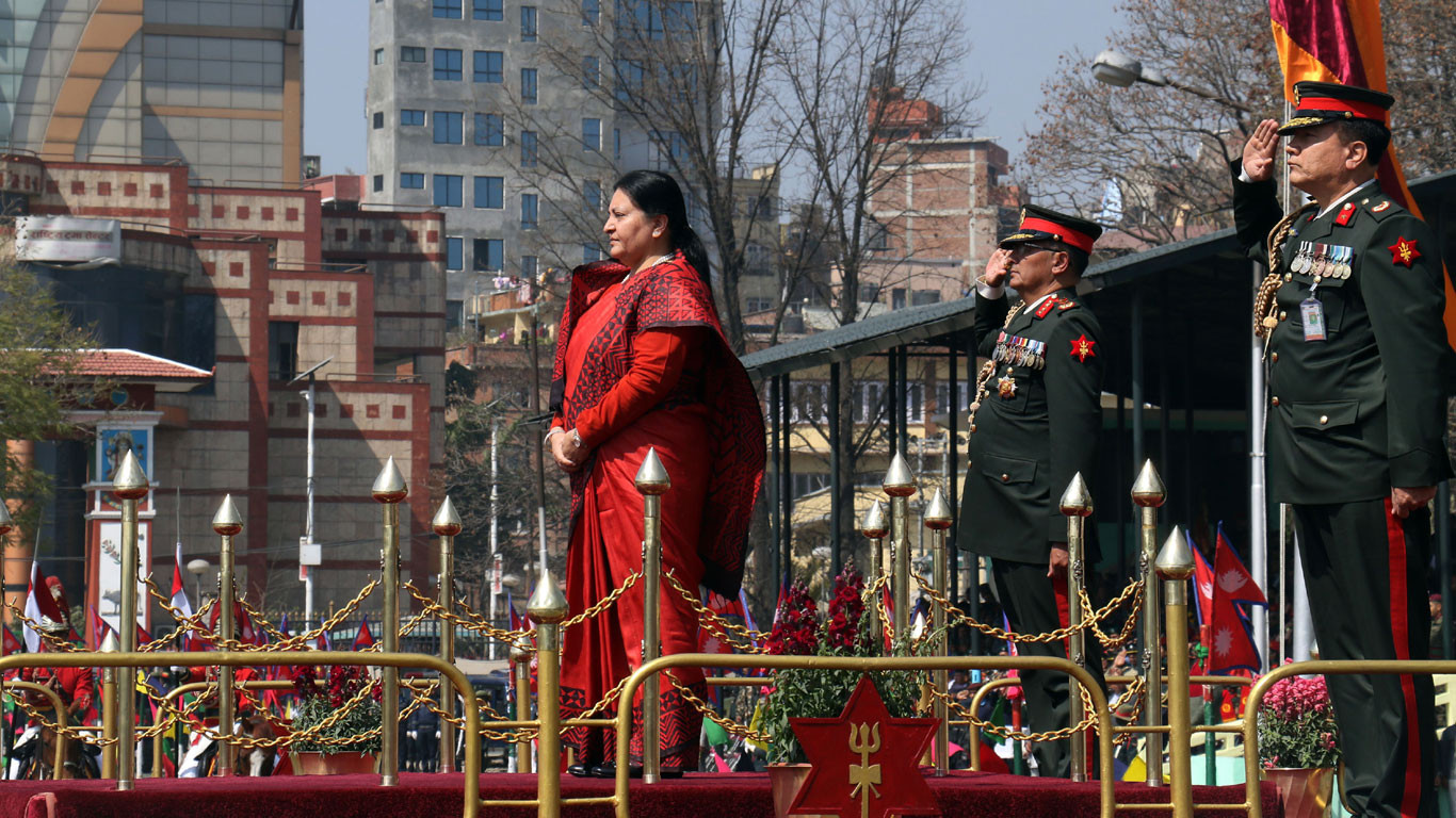 महाशिवरात्रि तथा सेना दिवस समारोहमा राष्ट्रपति सहभागी