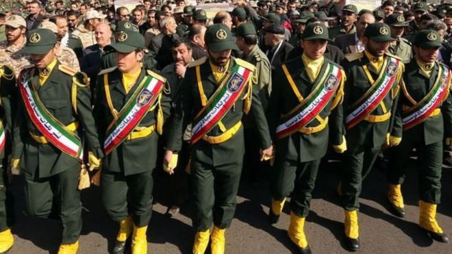 इरानी सेनालाई अमेरिकाले गर्‍यो आतंककारी घोषणा