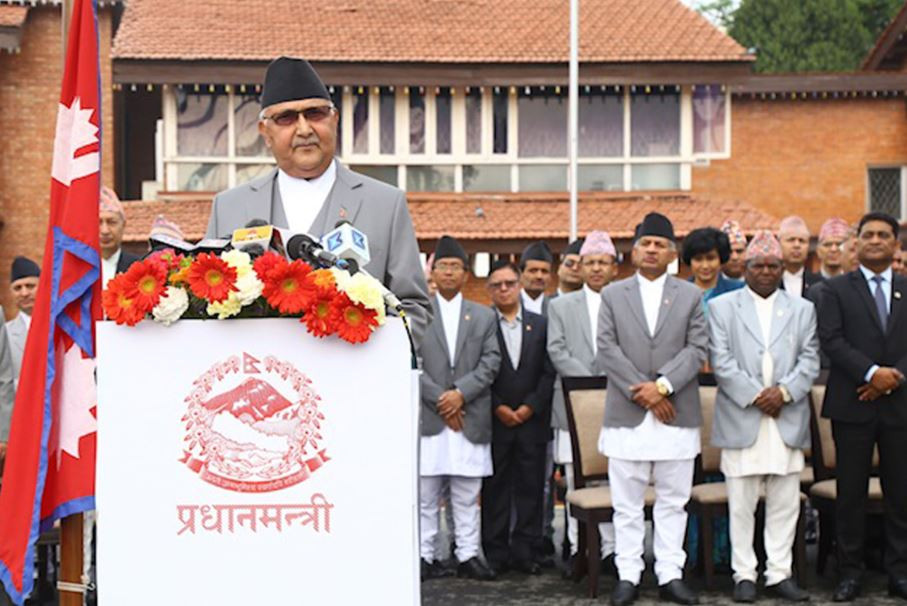 प्रधानमन्त्रीको सम्बोधन मन्त्रीबाट 'बहिस्कार'