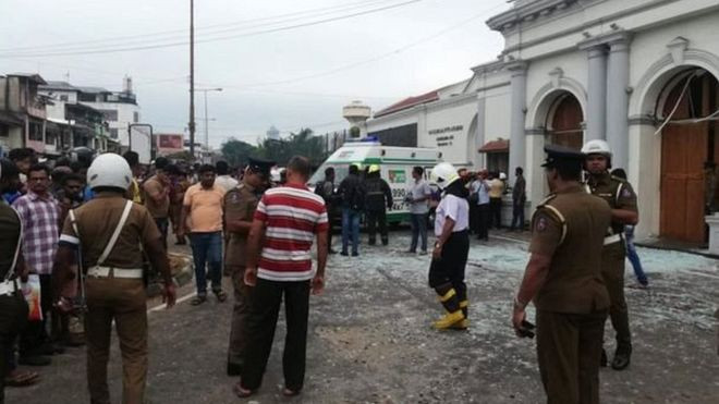 अपडेट : श्रीलंकाका दुई चर्च र एक होटलमा बम विस्फोट, १ सय ५ को मृत्यु