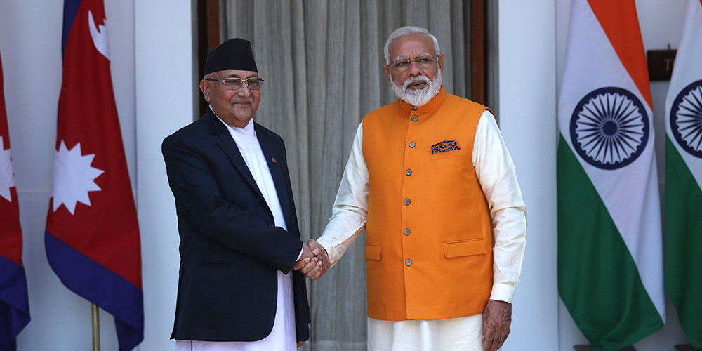 मोदीले दिए ‌ओलीलाई भारत भ्रमणको औपचारिक निम्तो