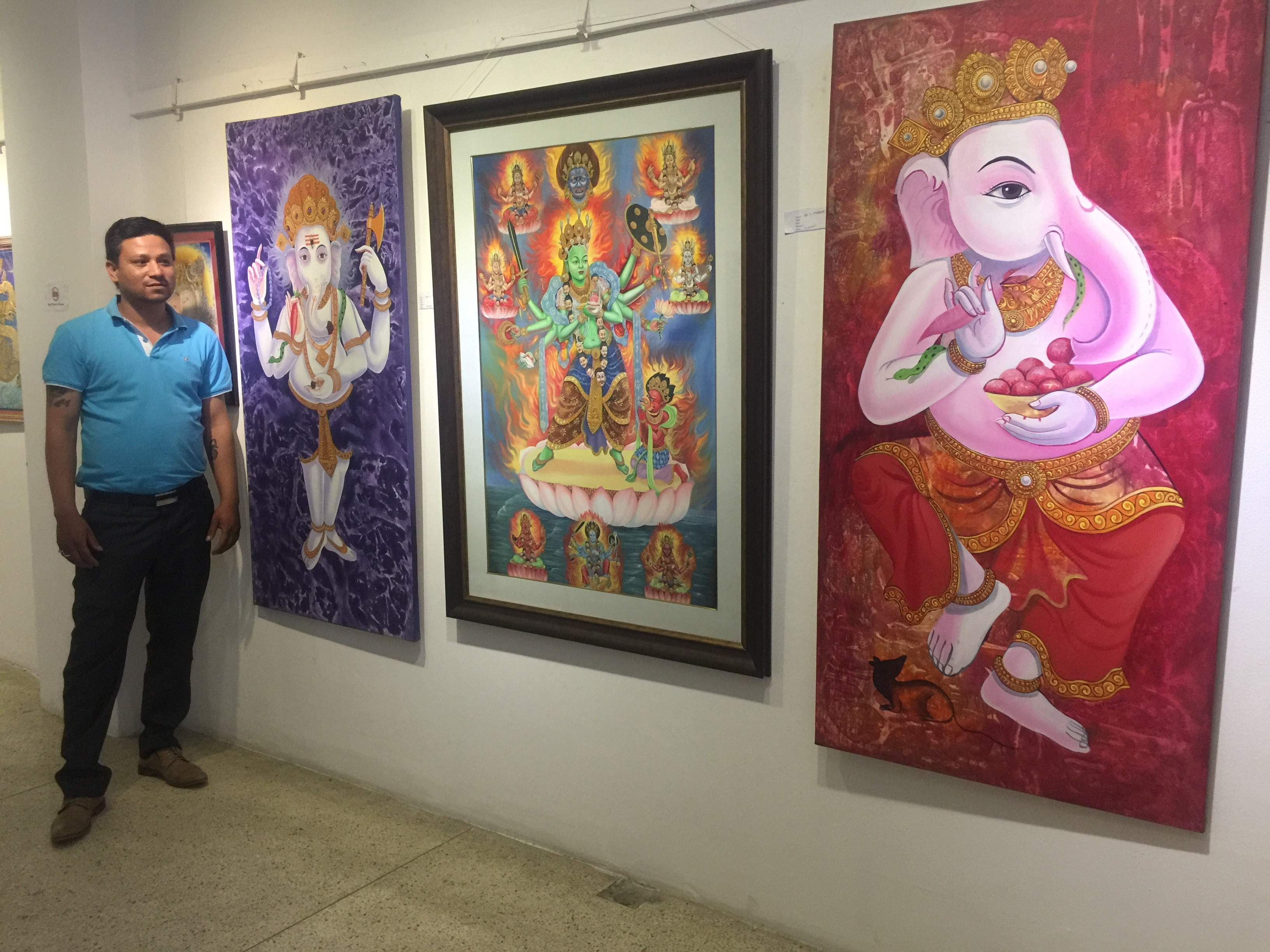 आर्ट काउन्सिलमा तीन पुस्ताका कला