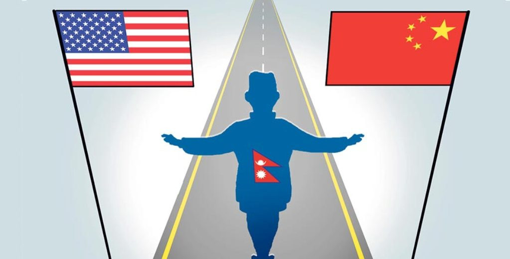 चीन–अमेरिका द्वन्द्वमा नेपाल