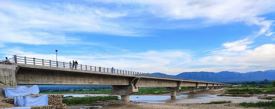 नेपालको दोस्रो लामो पुल राप्ती नदीमा, एक अर्ब लगानीमा निर्माण सम्पन्न