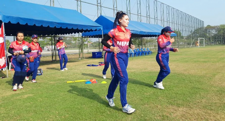 महिला क्रिकेटमा नेपाल बंगलादेशसँग १० विकेटले पराजित