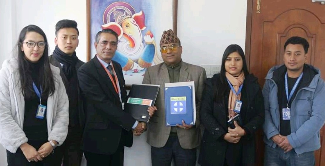 सेञ्चुरी बैंक र ब्लु क्रस अस्पतालबीच छुटसम्बन्धी सम्झौता