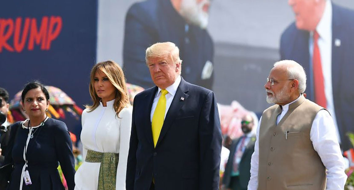 ट्रम्पको भारत भ्रमणः ‘भारत–अमेरिका साथसाथ’