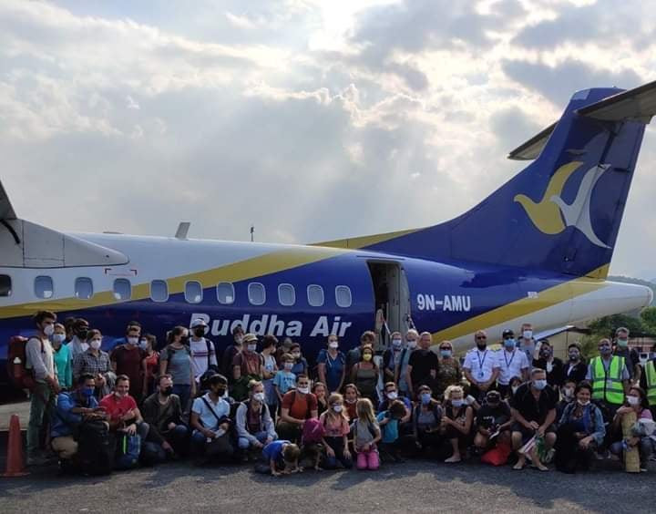 आफ्ना नागरिकलाई फ्रान्सले पोखराबाट विमान चार्टर्ड गरेर काठमाडौं लग्यो