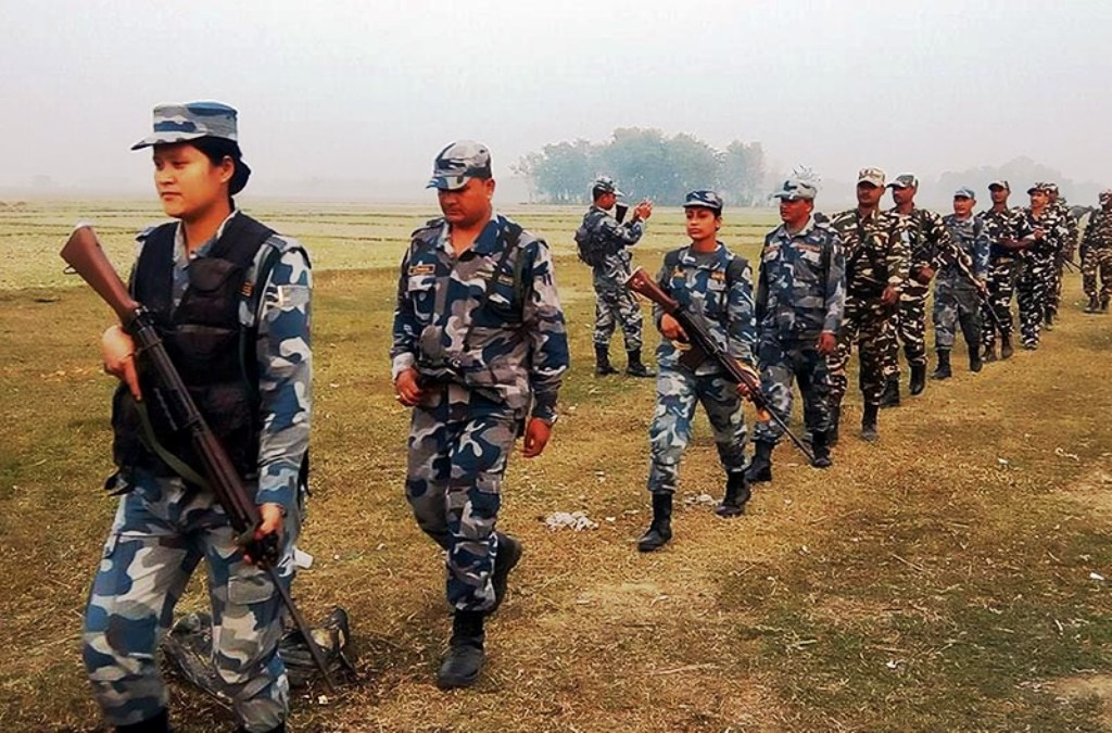 नेपाल-भारत सीमा नाका थप कडा पार्दै सशस्त्र प्रहरी
