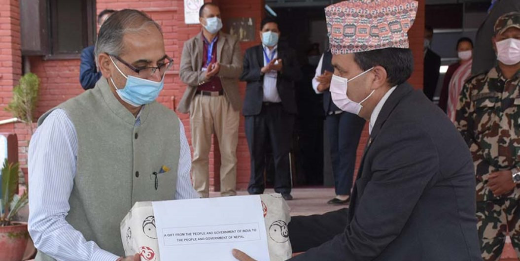 भारतले सहयोग गर्‍यो २३ टन औषधि