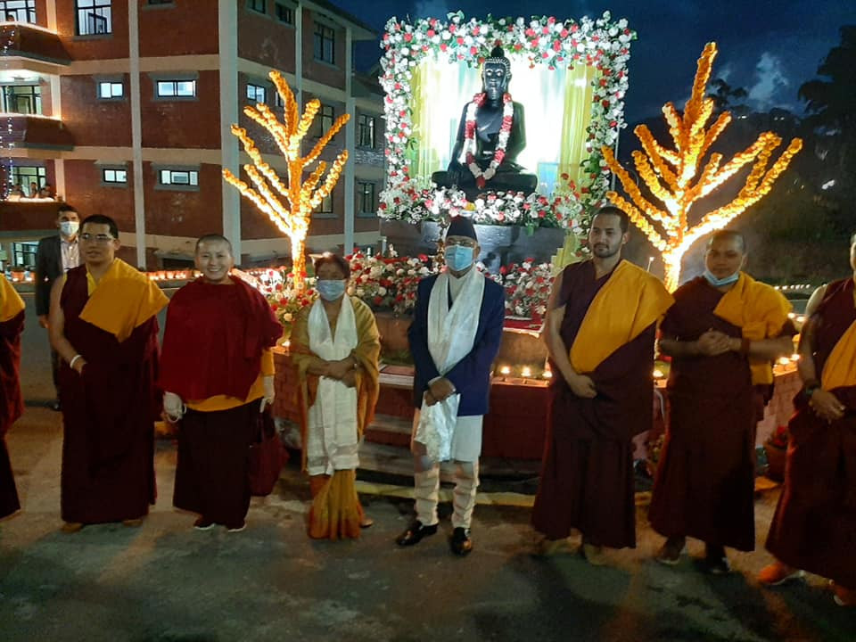 बालुवाटारमा दीप प्रज्वलन