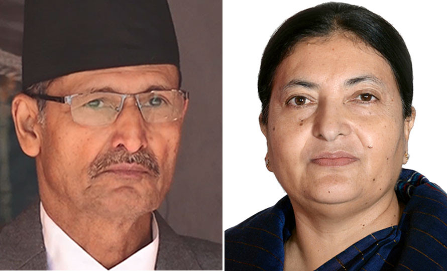 राष्ट्रपति भण्डारी र सभामुख सापकोटाबीच भेटवार्ता