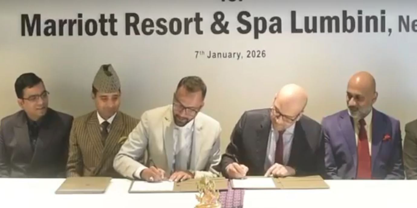 लुम्बिनीमा पाँचतारे लुम्बिनी म्यारियट रिसोर्ट एण्ड स्पा सञ्चालन हुने