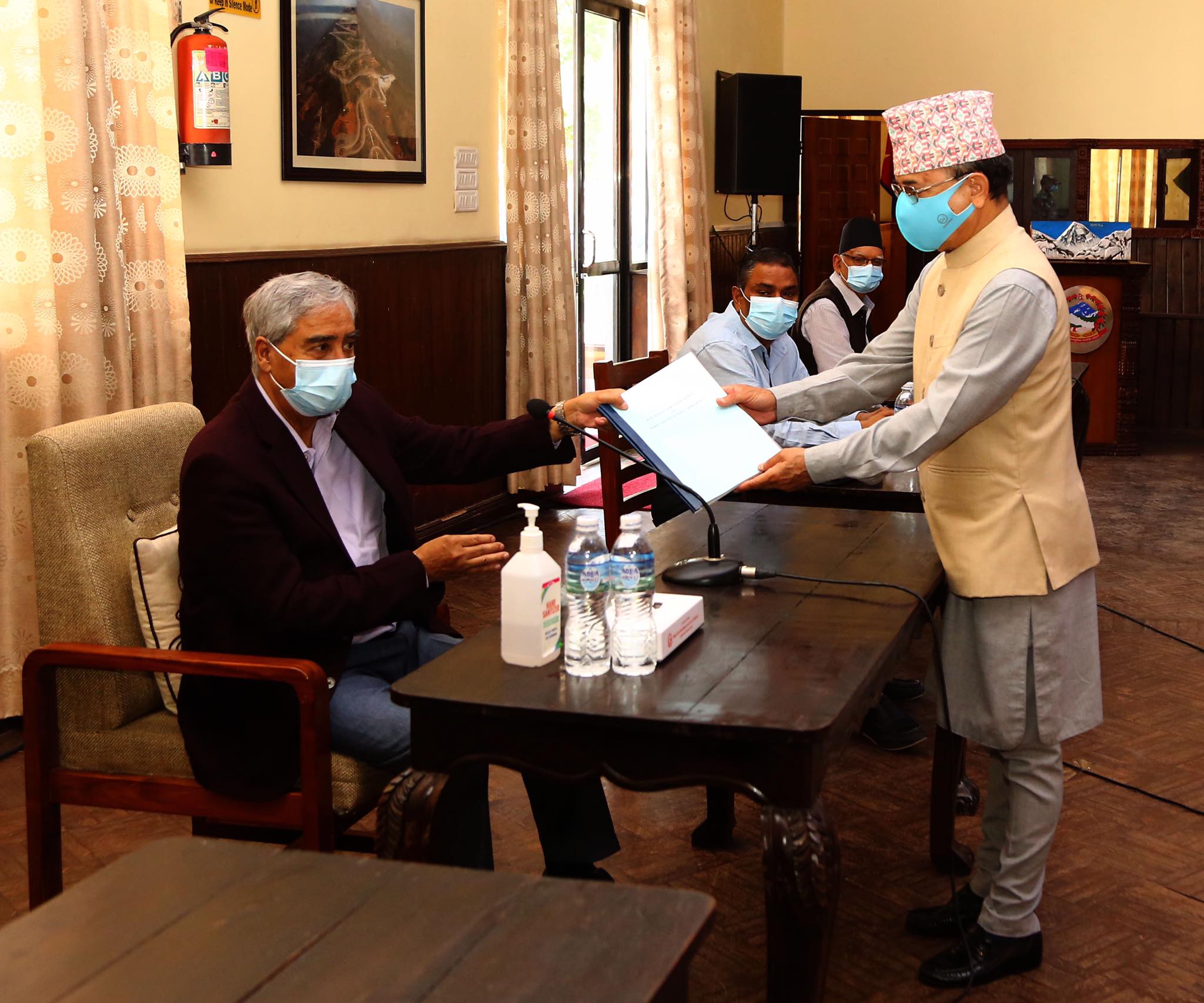 कार्यदलले सत्तारुढ गठबन्धनका शीर्ष नेतालाई बुझायो न्यूनतम साझा कार्यक्रम
