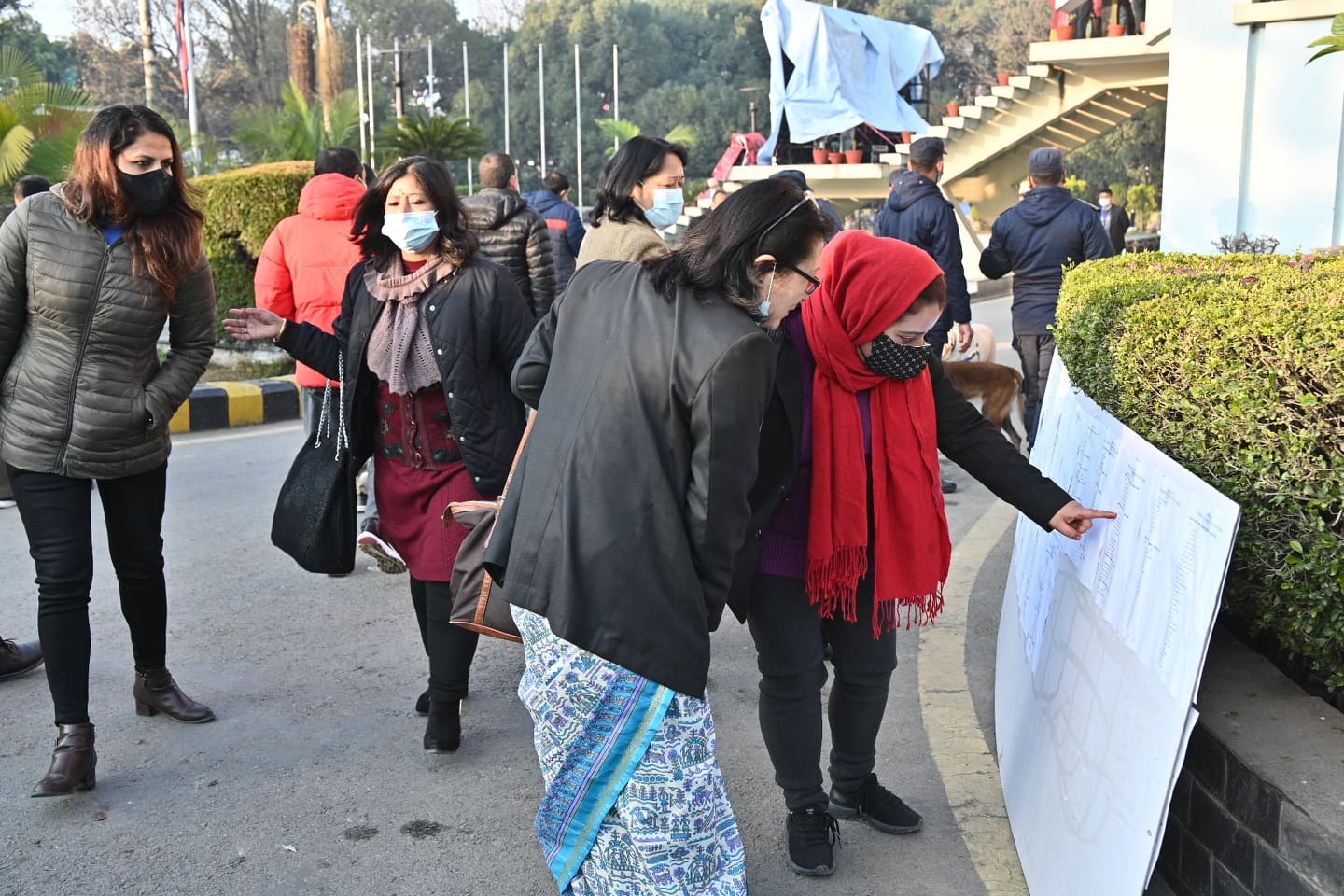 कांग्रेस  महाधिवेशन : मतदानका लागि प्रतिनिधि लाइनमा