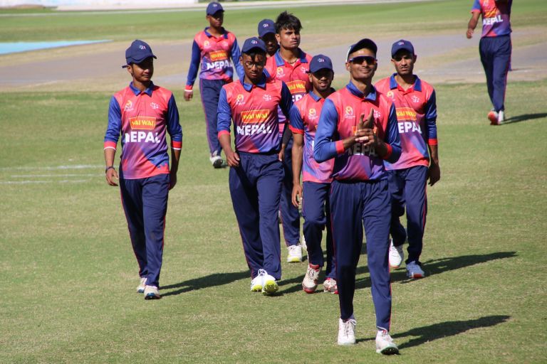 एसीसी यू–१९ एसिया कप– नेपाल टेस्ट राष्ट्र श्रीलंकासँग प्रस्पिर्धा गर्दै