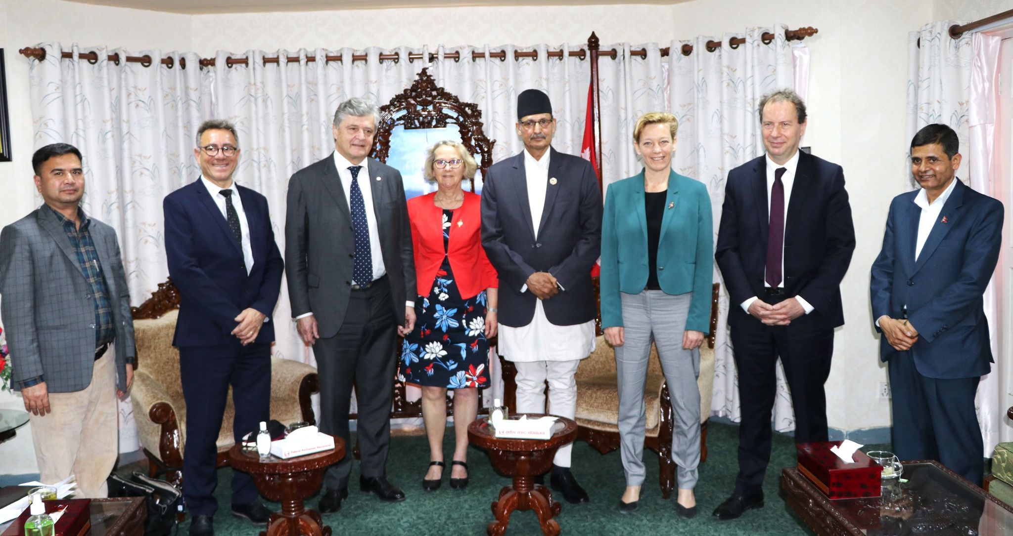 सभामुख सापकोटा र फ्रान्सेली संसदीय प्रतिनिधिमण्डलबीच  भेट