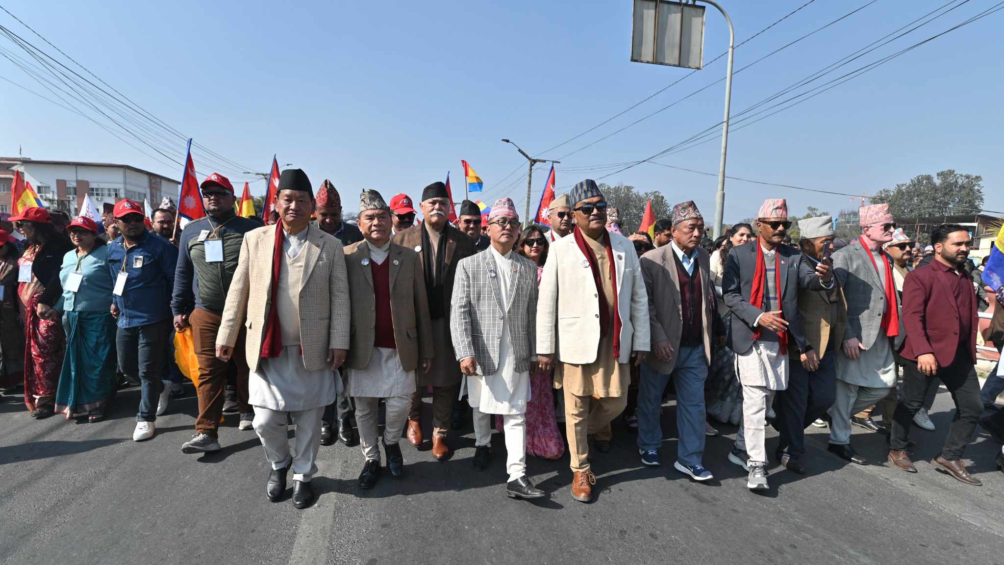 पृथ्वी जयन्तीका अवसरमा राप्रपाको र्‍याली, दरबारमार्गदेखि सिंहदरबारसम्म (तस्वीरहरू)