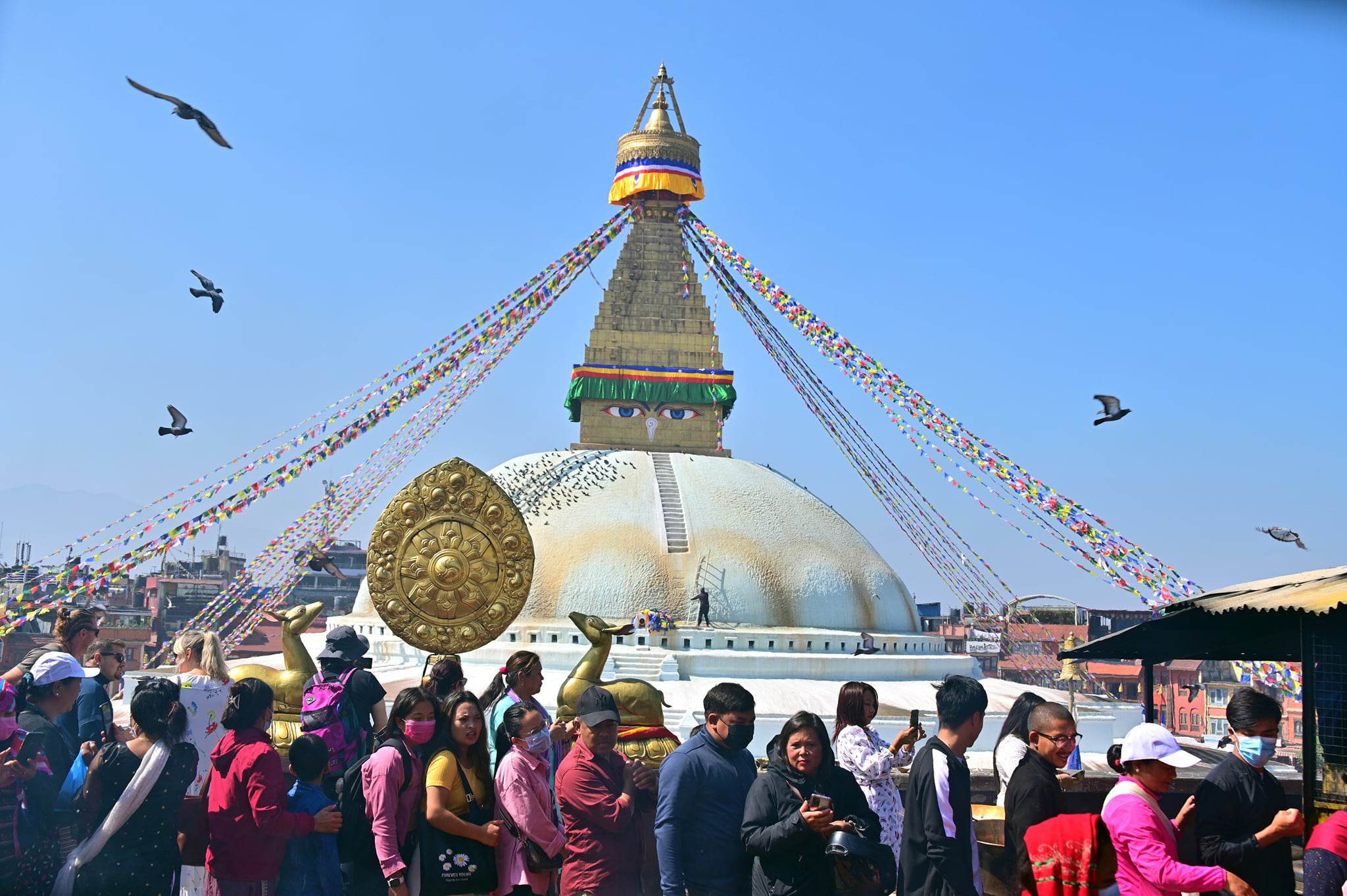 बौद्धनाथमा बुद्धजयन्तीको रौनक (तस्वीरहरू) 