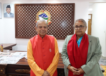 प्रधानमन्त्री कार्की र लोसपा अध्यक्ष ठाकुरबीच भेटवार्ता