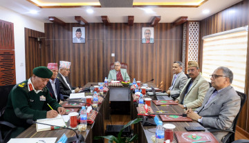 सिंहदरबारमा राष्ट्रिय सुरक्षा परिषद्को बैठक जारी