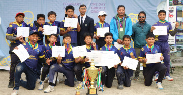 जेम्सलाई यू– १४ क्रिकेट उपाधि