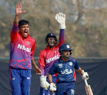 स्टार लेगस्पीनर सन्दीप आईसीसीको प्लेयर अफ द मन्थको मनोनयनमा