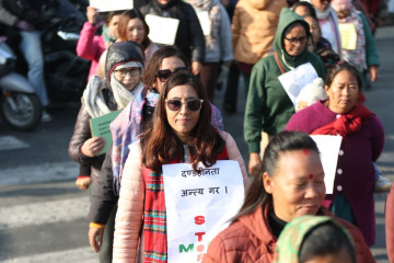 समानुपातिक अधिकार कुण्ठित गरिएको भन्दै विरोध प्रदर्शन (तस्वीरहरू)