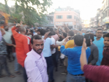 राष्ट्रपति भण्डारीको विरोधमा मधेस प्रदेशमा प्रदर्शन (फोटो फिचर)