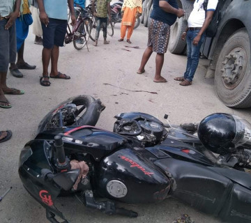 मोटरसाइकल दुर्घटनामा भारतीय नागरिकको मृत्यु 