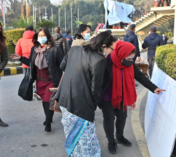 कांग्रेस  महाधिवेशन : मतदानका लागि प्रतिनिधि लाइनमा