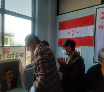 मनाङमा कांग्रेसको चुनावी अभियान, गणेश लामाले गरे उद्घाटन