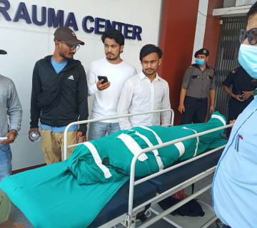 अनिल परियारको शव पोष्टमार्टका लागि भरतपुर अस्पताल लगियो