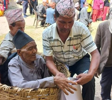 छोरालाई भोटर हालेर फर्किँदै गर्दा मृत्यु 
