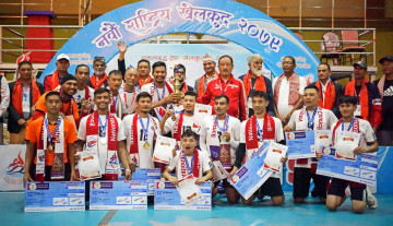 गण्डकीले ह्यान्डबलमा जित्यो पहिलो स्वर्ण