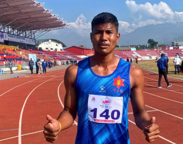 पुरुष चार सय मिटर हर्डल्समा रामप्रसादलाई स्वर्ण