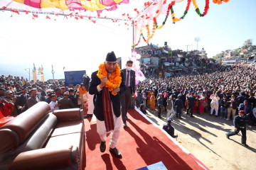 गृहजिल्ला पुगेर देउवाले भने– गठबन्धनलाई १५ वर्षसम्म लैजाने इच्छा छ