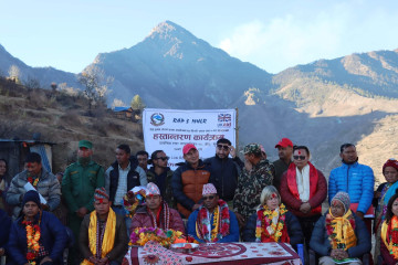 सडक सञ्जालमा जाेडियाे हुम्ला, मुख्यमन्त्रीले सम्झे बाल्यकाल