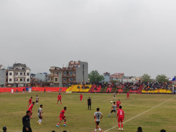 एपीएफलाई पराजित गर्दै फ्रेन्ड्स क्लब तिलोत्तमा गोल्ड कपको सेमिफाइनलमा