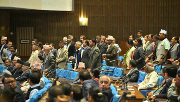 प्रतिनिधिसभा बैठकमा एमाले र रास्वपाको अवरोध 