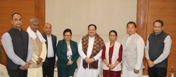 भारत भ्रमणमा रहेका माओवादी नेताहरू भेटवार्तामा व्यस्त, भाजपा अध्यक्ष नड्डासँग भेटवार्ता